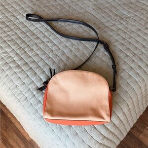 Target Tan and Rust Crossbody Bag